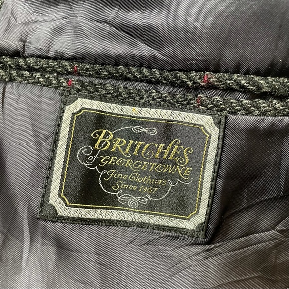 VTG Urban Renewal Britches Georgetowne Pure Wool Blazer Sport Coat Men Size 41 R - Picture 5 of 9